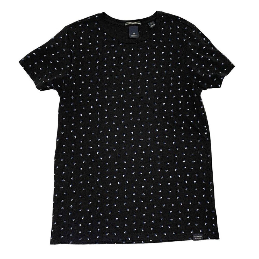SCOTCH & SODA Short Sleeve T-Shirt Tee Shirt Navy Blue size Medium